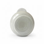 1970s Murano Glass Bottle with White Spiral Filigree, Vintage Italian