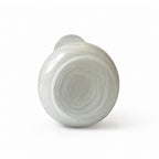 1970s Murano Glass Bottle with White Spiral Filigree, Vintage Italian