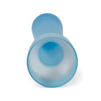 Mid-Century Italian Handblown Sky Blue Art Glass Vase, Circa 1970