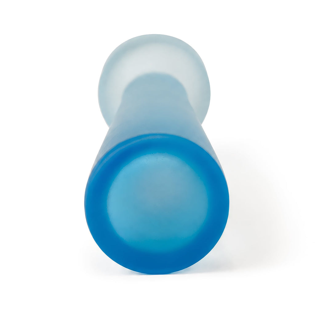 Mid-Century Italian Handblown Sky Blue Art Glass Vase, Circa 1970