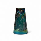 Vintage Iridescent Blue Glassware Set with Pitcher and Tumblers, 1970