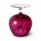 Mid-Century Vintage Ribbed Pink Art Glass Vessels Set, 1970