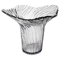 Vintage Amethyst Textured Glass Vase, 1980s American Design