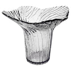 Vintage Amethyst Textured Glass Vase, 1980s American Design