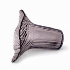 Vintage Amethyst Textured Glass Vase, 1980s American Design