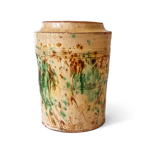 Pieces with Marbled Glaze