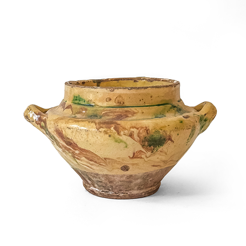 Pieces with Marbled Glaze