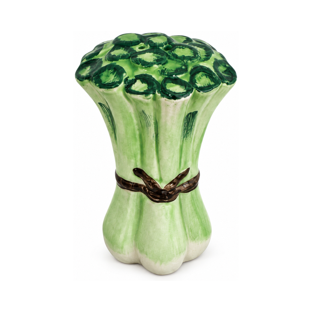 Fitz and Floyd Ceramic Vegetable Measuring Cup and Shakers Set