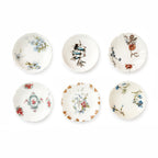 Collection of Antique Limoges Butter Pats, Lace Doilies and Primitive Caddy