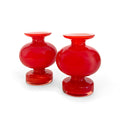 Pair of Scandinavian Blown Glass Vases