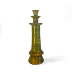 Green Ceramic Candlesticks