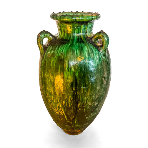Green Ceramic Amphora
