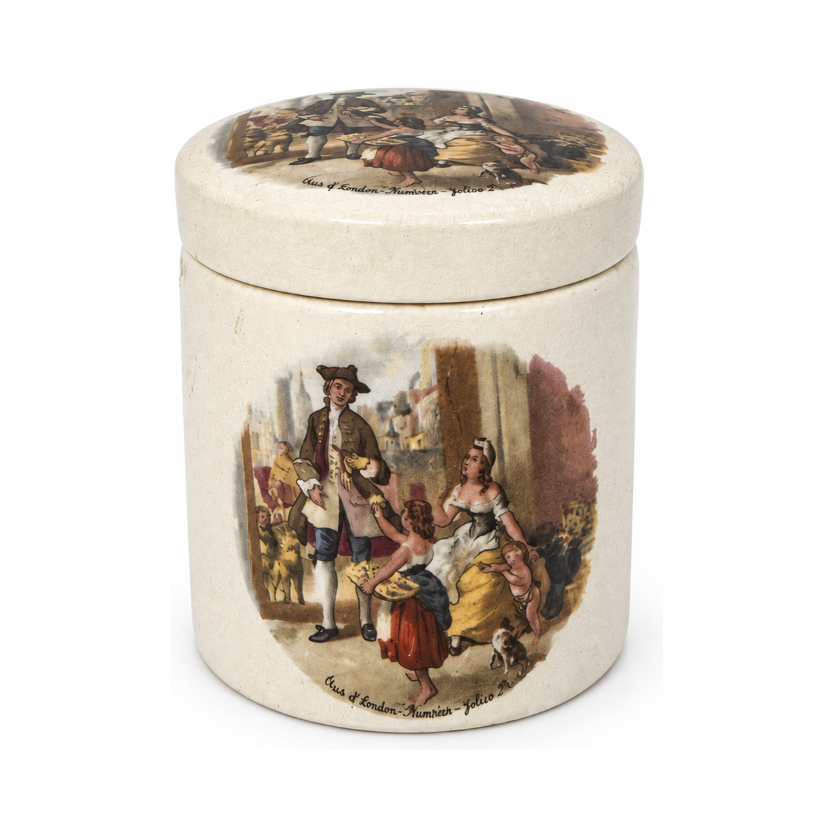 Frank Cooper Ltd. Vintage Pottery Jars Set, Cries of London, 1940