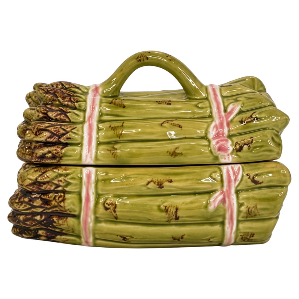 Whimsical 1980s Portuguese Ceramic Asparagus Tureens by Nova