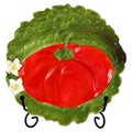 Royal Bayreuth Trompe-l’Oeil Porcelain Plate, 1900 - Tomato & Cabbage