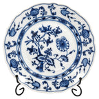 Meissen Blue Onion Porcelain Soup Bowls, Set of Two, Germany, Early 20th Century