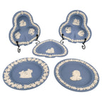 Wedgwood Blue Jasperware Neoclassical Trinket Dish, England, 1960s