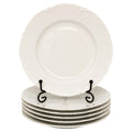 Haviland Limoges Ranson Set of 6 Antique White Porcelain Dinner Plates