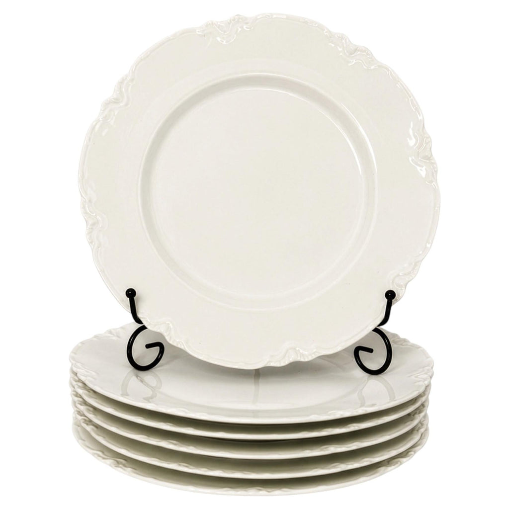 Haviland Limoges Ranson White Porcelain Bread and Butter Plates Set