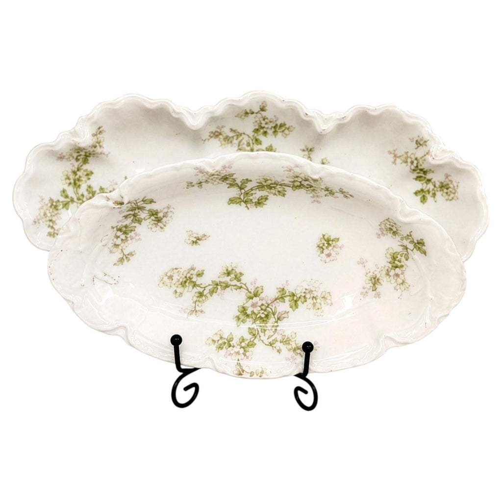 Haviland Limoges Montebello Floral Serving Dishes, Porcelain, France