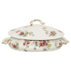 Haviland Limoges Floral Porcelain Covered Serving Dish, France