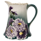 Antique French Faience Pitcher by Keller & Guérin, 1895, Hand-Painted