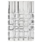 Sven Palmqvist Geometric Cut Crystal Vase for Orrefors, Sweden, 1960