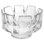Lars Hellsten for Orrefors Corona Crystal Bowl, Sweden, 1970s