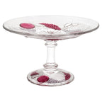 Vintage Westmoreland Della Robbia Ruby Flashed Glass Compote