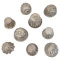 Set of Nine Vintage Miniature Aluminum Gelatin and Dessert Molds