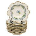 Set of Eight Antique Haviland Limoges Porcelain Butter Pats, 1900