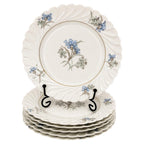 Set of Six Haviland Limoges Bread and Butter Plates, Bergère, 1958