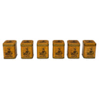 Vintage Dutch Spice Canister Set of Six with Windmill Design, 1960