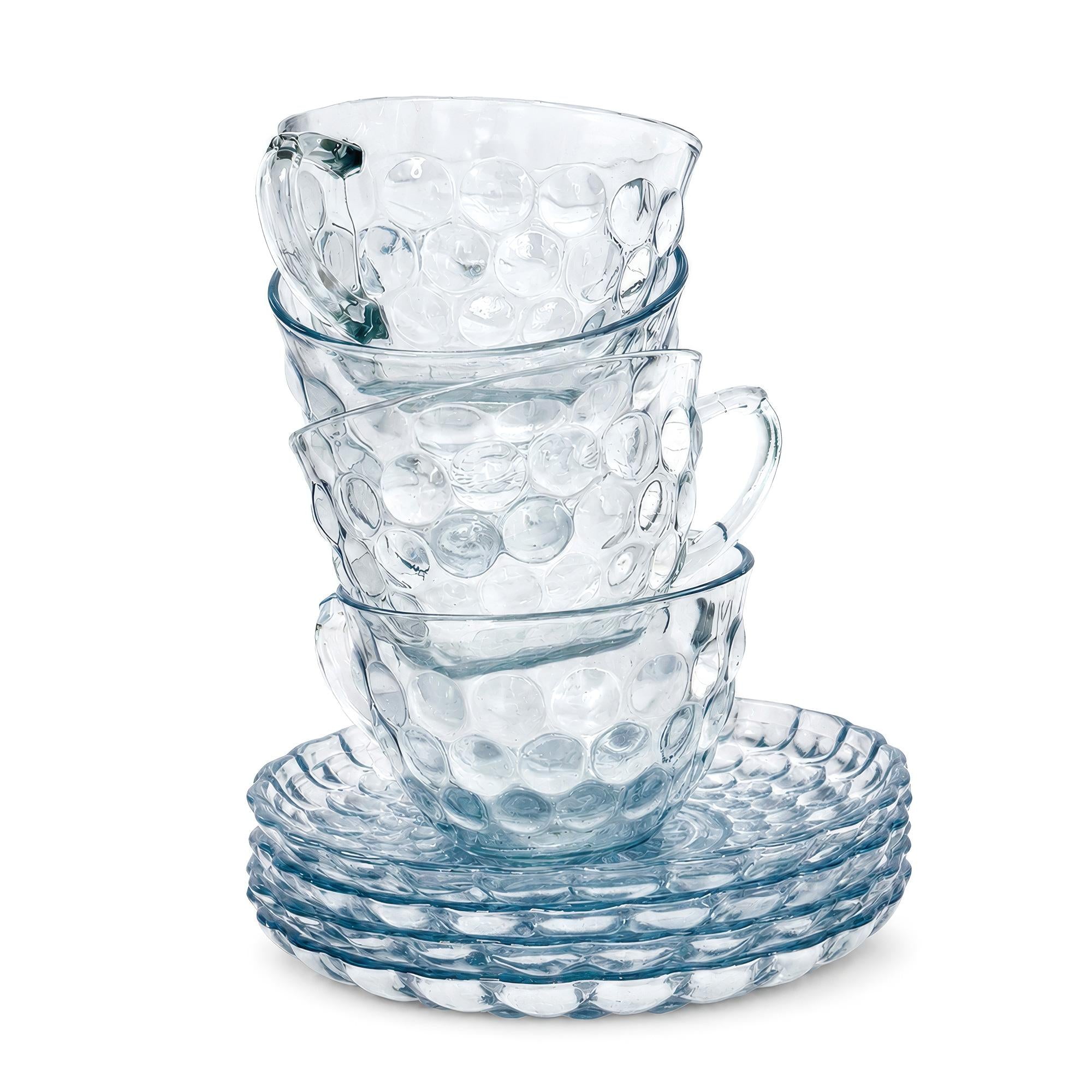 Anchor Hocking Sapphire Blue Bubble Glass Dinnerware Set, 20 Pieces — image 12