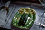Set of Six Vintage Italian Hand-Painted Vegetable Plates — image 12