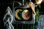 Hand-Painted French Majolica Fruit Plates Set by Sarreguemines, 1890 — image 8