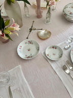 Set of Four Limoges Porcelain Berry Bowls, Floral Design, France, 1930 — image 10