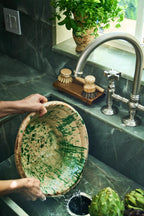 19th Century Puglian Splatter Glazed Terracotta Passata Bowl — image 7
