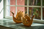 Vintage Chinese Handwoven Wicker Swan Basket, Mid 20th Century — image 8