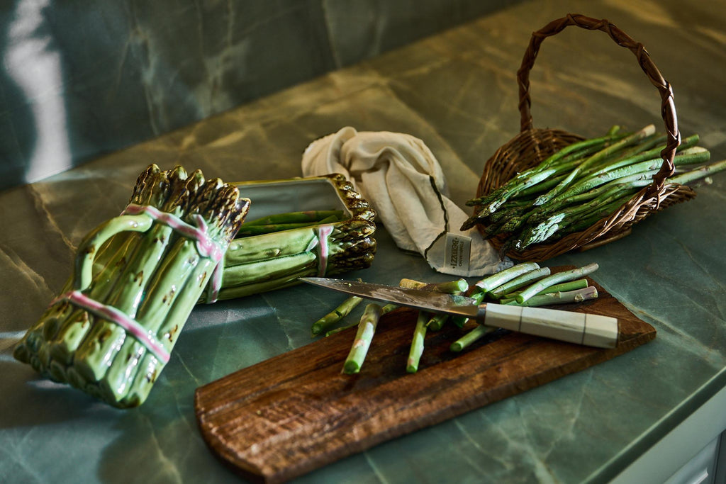 Whimsical 1980s Portuguese Ceramic Asparagus Tureens by Nova — image 9