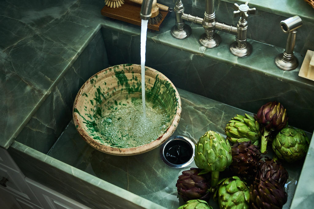 19th Century Puglian Splatter Glazed Terracotta Passata Bowl — image 9