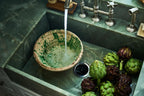 19th Century Puglian Splatter Glazed Terracotta Passata Bowl — image 9
