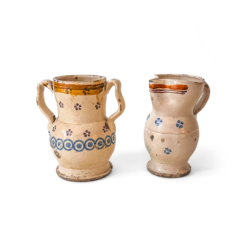 Pair of Jugs with Florals