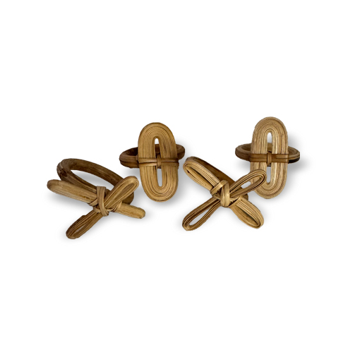 Set of Natural Fiber Napkin Rings