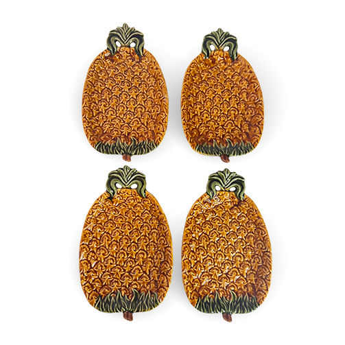 Set Of Pineapple Plates