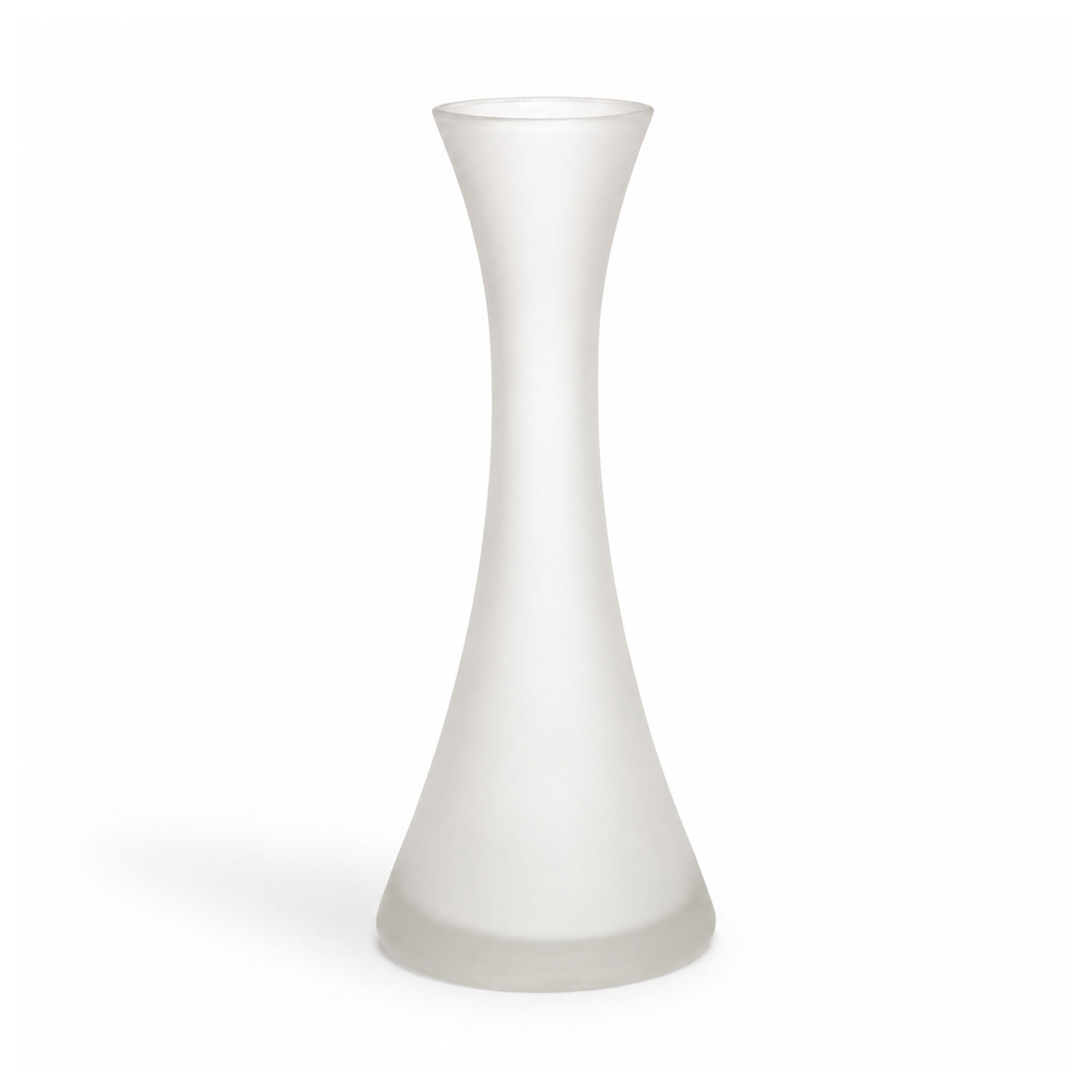 Vintage Frosted White Glass Vessel Group, Set of Five - Image 5