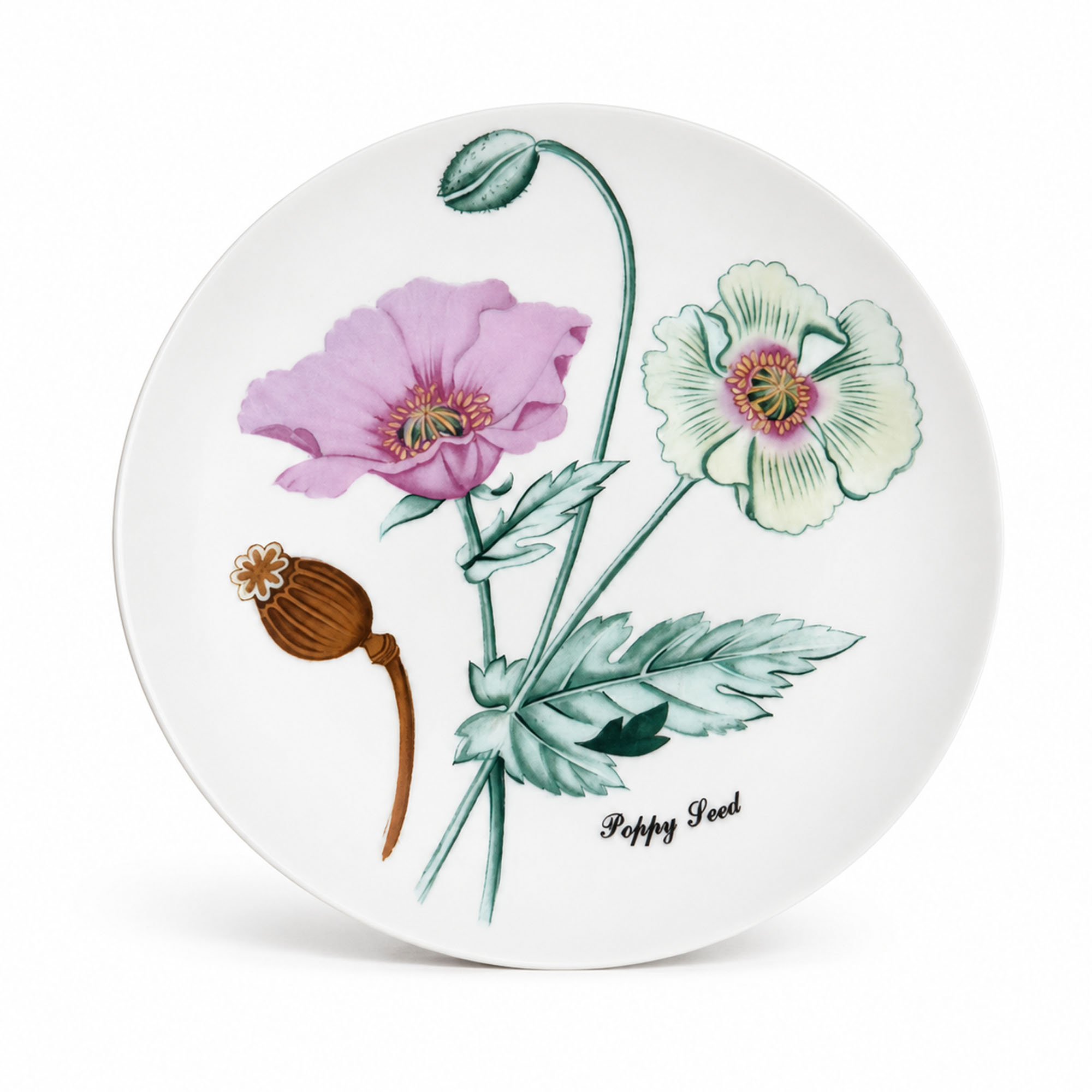 Horchow Collection Botanical Salad Plates, Set of Twelve, Made in Japan - Image 2
